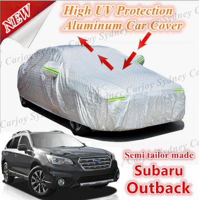 Premium Semi Tailor Made Waterproof Aluminum Car Cover SUV Size Subaru Outback