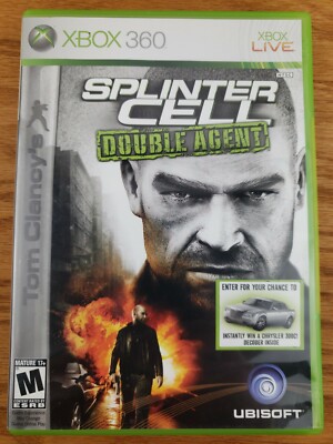 Tom Clancy's Splinter Cell: Double Agent (Microsoft Xbox 360, 2006) w/ manual