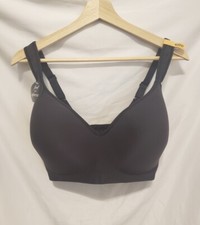 BALI Cool Comfort Bra Sz 42DD Padded Gray Wide Straps Seamless