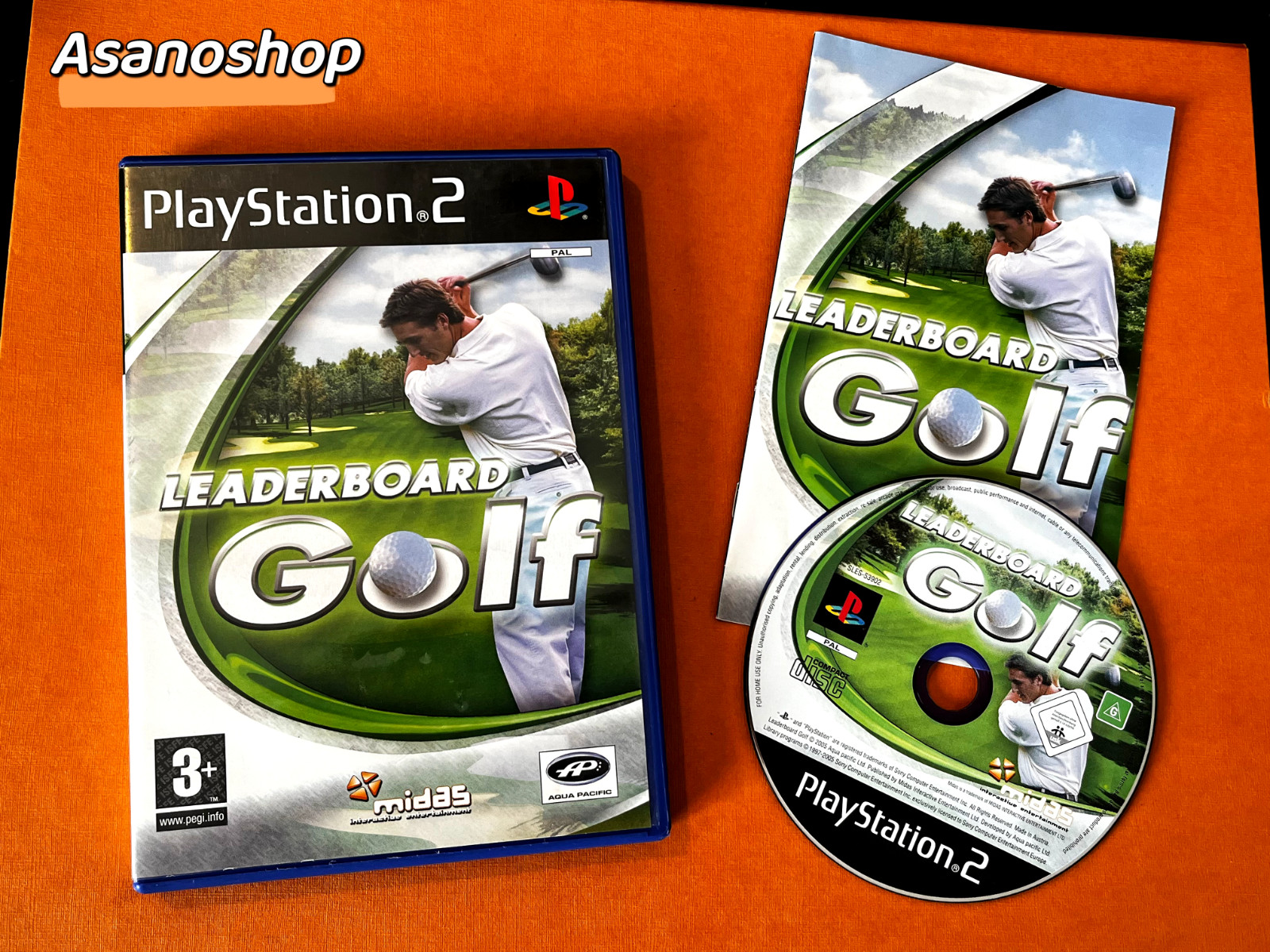 Leaderboard Golf   SONY PLAYSTATION 2  PS2