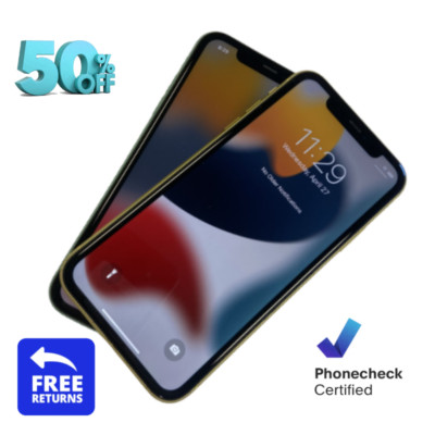 Apple iPhone 11 Unlocked iOS Pristine 64GB 128GB Verizon Att T-Mobile Smartphon