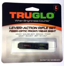 TruGlo Henry Golden Boy & Big Boy Fiber Optic Rifle Sight Set-TG114