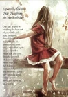 Especially For MY Dear Daughter On Her Birthday A5 Birthday Card Special Love