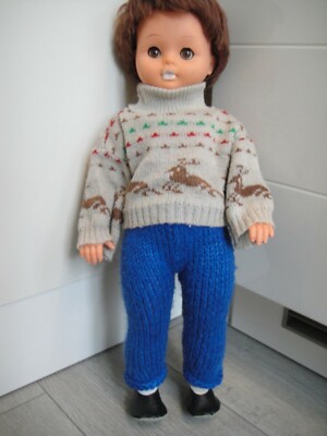 DDR Kult Puppe Ostalgie ca.1970er Jahre  - ARI/BIGGI/SONNI ??  50 cm groß