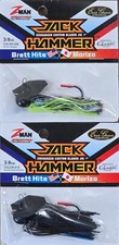 (Ct of 2) Z-Man Evergreen Chatterbait Jack Hammer 3/8 oz Evergreen Custom Blade!