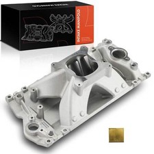 Vortec Single Plane Small Block High Rise Intake Manifold For Chevy 350 Aluminum