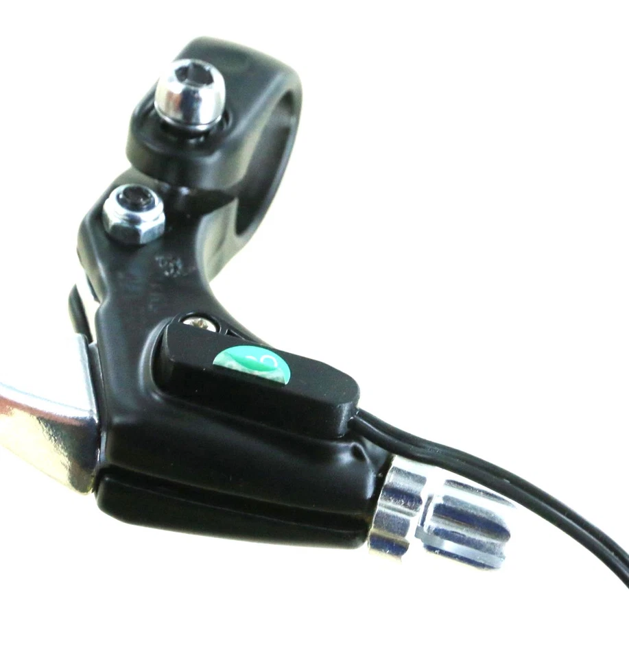 Tektro Left V-brake alavanca de freio de bicicleta a disco mecânico com interruptor de luz de freio NOVO - Imagem 3 de 4