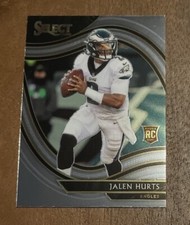 JALEN HURTS 2020 Panini Select Field Level Base #350 Rookie Card Eagles RC