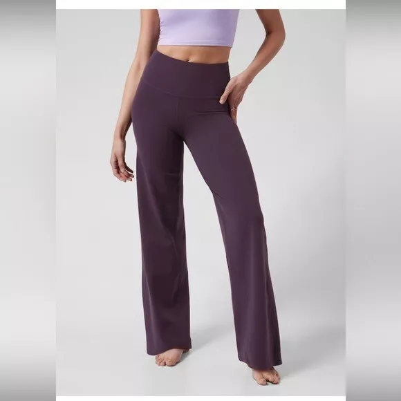 Athleta Elation Wide Leg Pant size SP Small Petite Deep Crocus