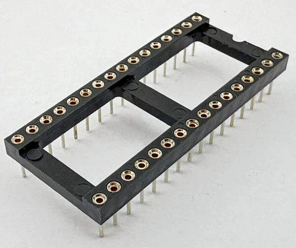 2x IC-Sockel 32-polig vergoldet gedreht IC-Fassungen Präzisionssockel DIP-32 DIL