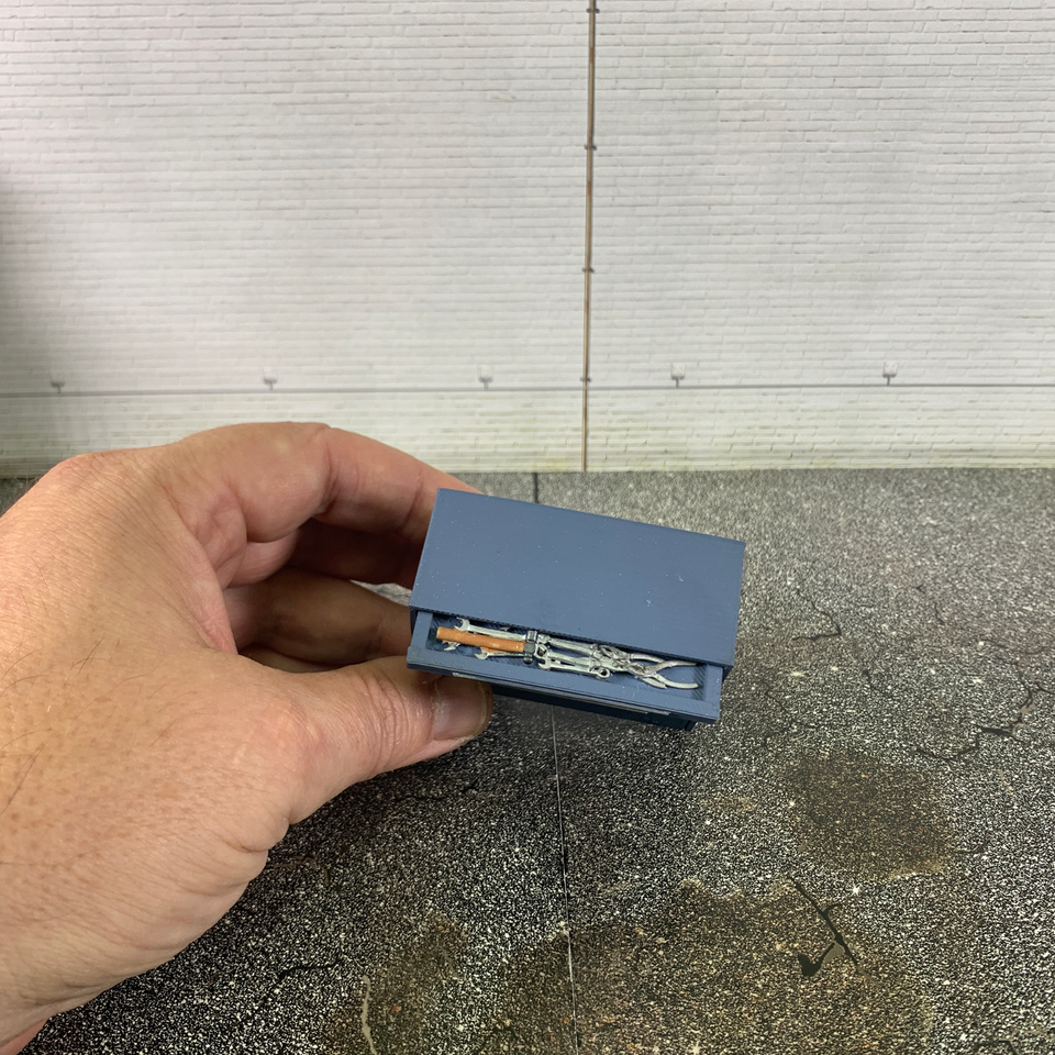 118 Scale Rolling Tool Chest Garage Organizer on Wheels Tool