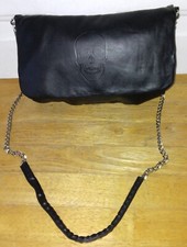 Paco Rabanne Black Xs Chain Mail Crossbody Bag Purse 