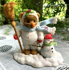 CHERISHED TEDDIES - THERE IS SNOW FRIEND LIKE AN OLD FRIEND - FRANKIE -SNOW SUIT