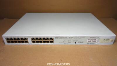 3Com SuperStack 3 4400 PWR 3C17205 24-Port Managed Network Ethernet Switch