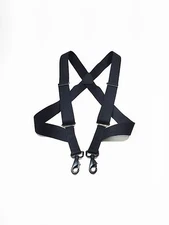 42" Tactical Duty Belt Over/Under Suspenders 