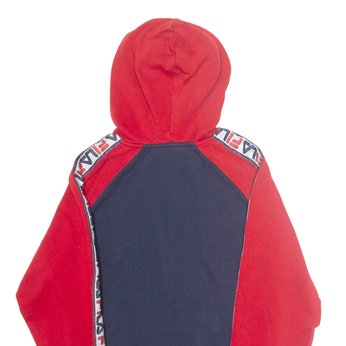 FILA Felpa con cappuccio uomo blu XS