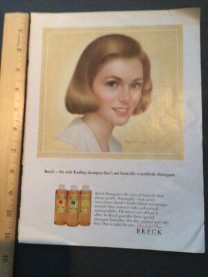 Breck Girl Ad Clipping Original Vintage Magazine Ralph William Williams Art #6