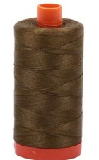 Aurifil Mako Cotton Thread Dark Olive 4173 50Wt 1422Yd