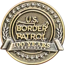 PBX-011-A 100th Anniversary Border Patrol Centennial Birthday Pin 1.25 inch with