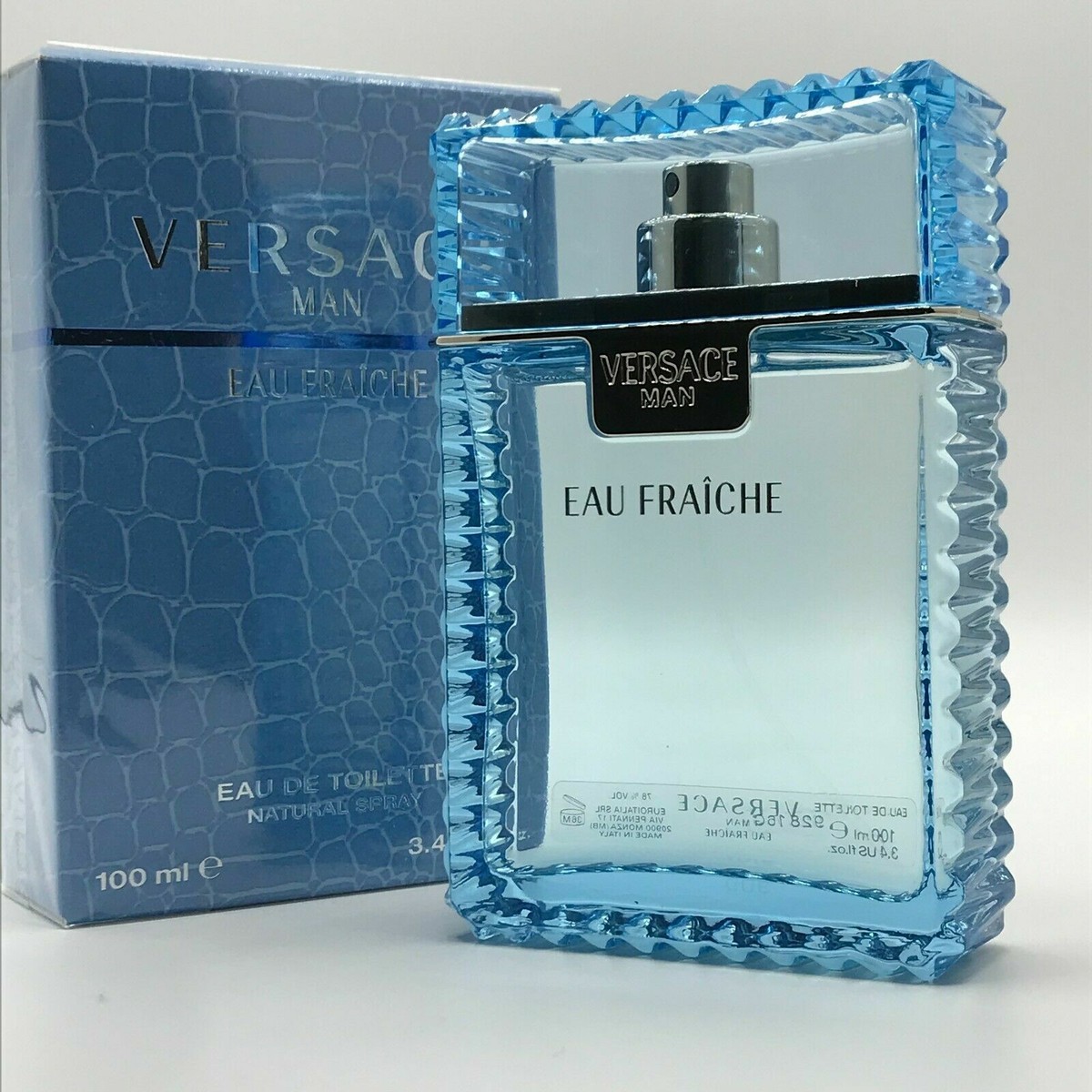 Versace Eau Fraiche Men Cologne Spray OZ New In Sealed box