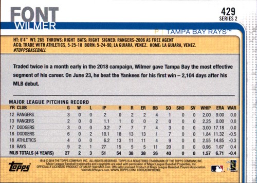 2019 Topps All-Star VARIANTE ARGENT #301 - #452 Choisissez votre propre JOUEUR D'ÉQUIPE FAV - Photo 263 sur 305