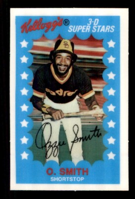 1982 Kelloggs Baseball #6 Ozzie Smith VG/EX *d3