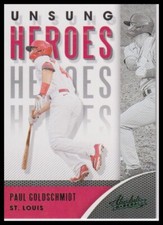 2021 Panini Absolute #UH-5 Paul Goldschmidt Unsung Heroes Green