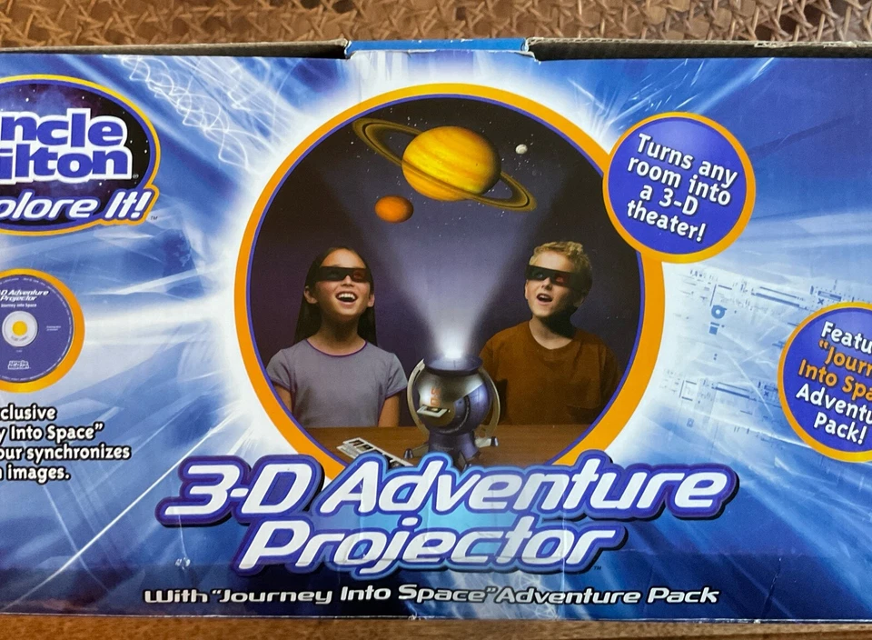 Tío Milton Proyector Aventura 3D Sistema Solar Astronomía Planetario Ed Juguete Foto 2 de 4