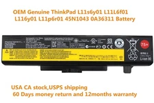 Genuine G580 Y580 G480 G485 G585 Y480 Battery for Thinkpad L11S6Y01 45N1043 62wh