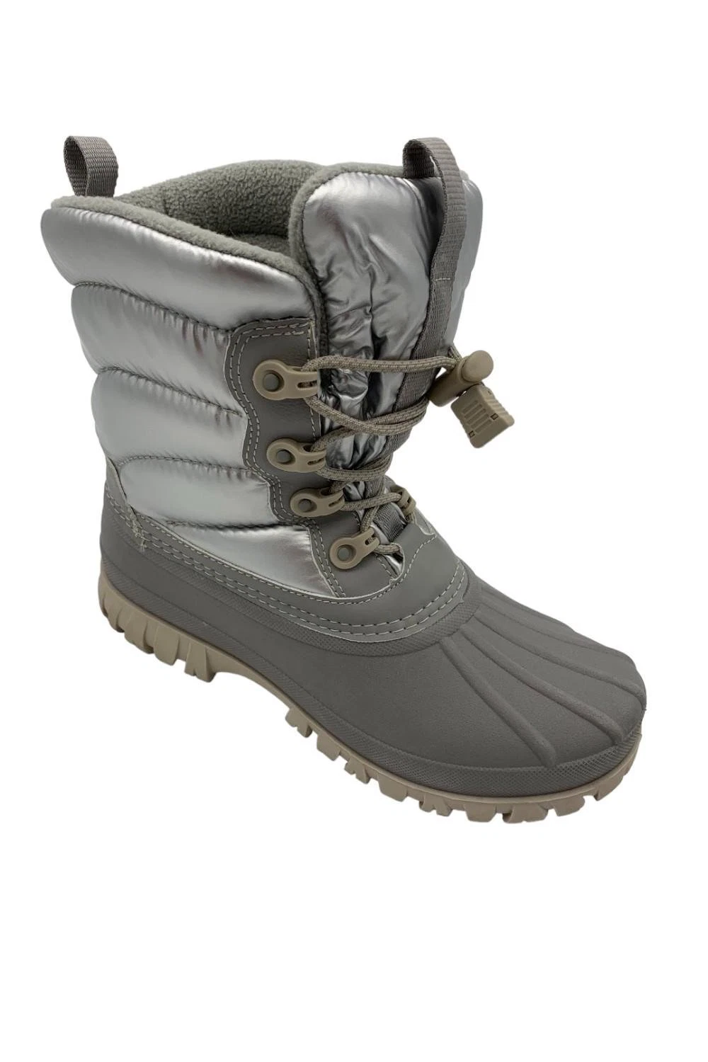 Cougar Waterproof Insulated Winter Boots Cardiff Silver