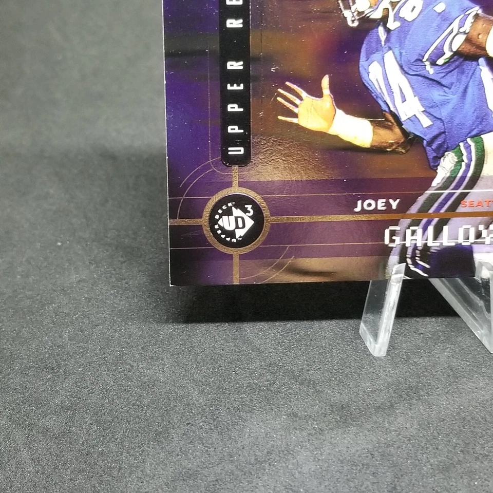 Joey Galloway 1998 Upper Deck UD3 Upper Realm Seattle Seahawks NFL Football Card - Image 4 of 4