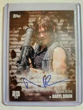 THE WALKING DEAD SEASON 6 AUTOGRAPH CARD BY NORMAN REEDUS AS DARYL DIXON #1/50
