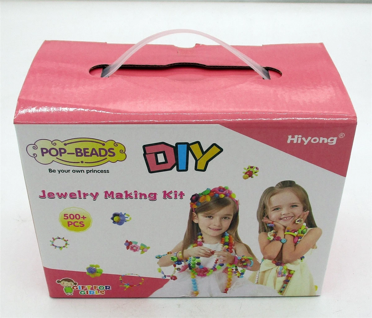 Hiyong DIY Pop Beads Jewelry Making Kit 500 plus pcs