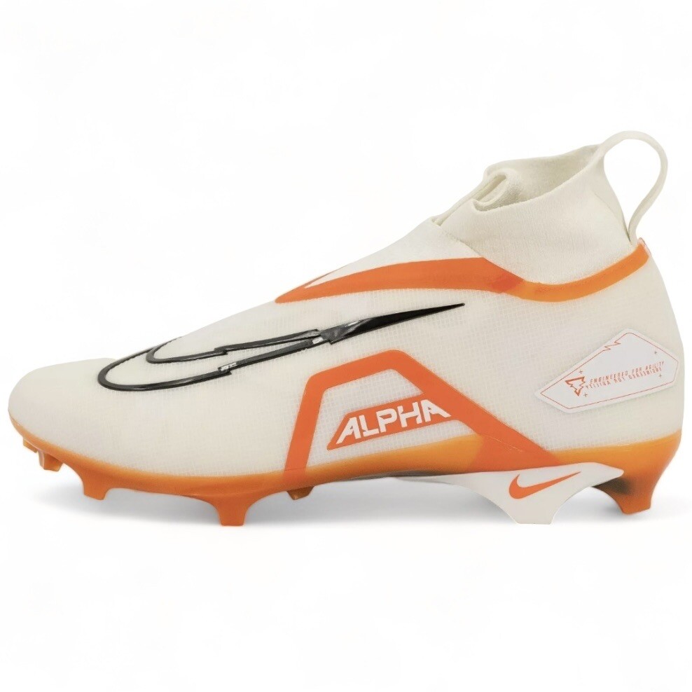 Nike Alpha Menace Elite 3 Orange White Football Cleat Men 