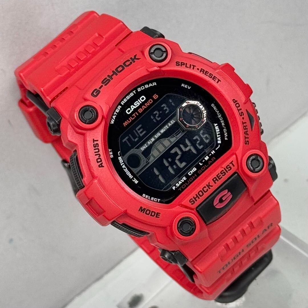 時計 G-SHOCK GW7900RD BurningRed Near Mint CASIO G-SHOCK GW-7900RD-4JF Burning Red Tough