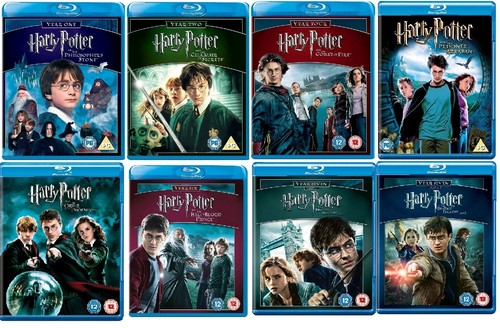 Harry Potter Box Dvd Set 1 8 HARRY POTTER COMPLETE COLLECTION 1-8 MOVIE BLU RAY 1 2 3 4 5 6 7 8 FILM
