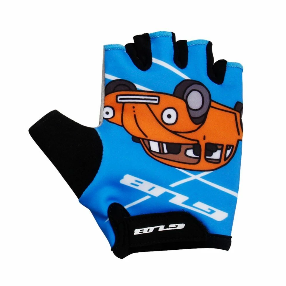 Half Finger Children Cycling Gloves Sports Bicycle Bike Gloves Kids Boys Girls - Image 2 of 4