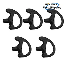 Lot 5 Black Extra Small Earpiece earmold semi-custom moled open ear inset