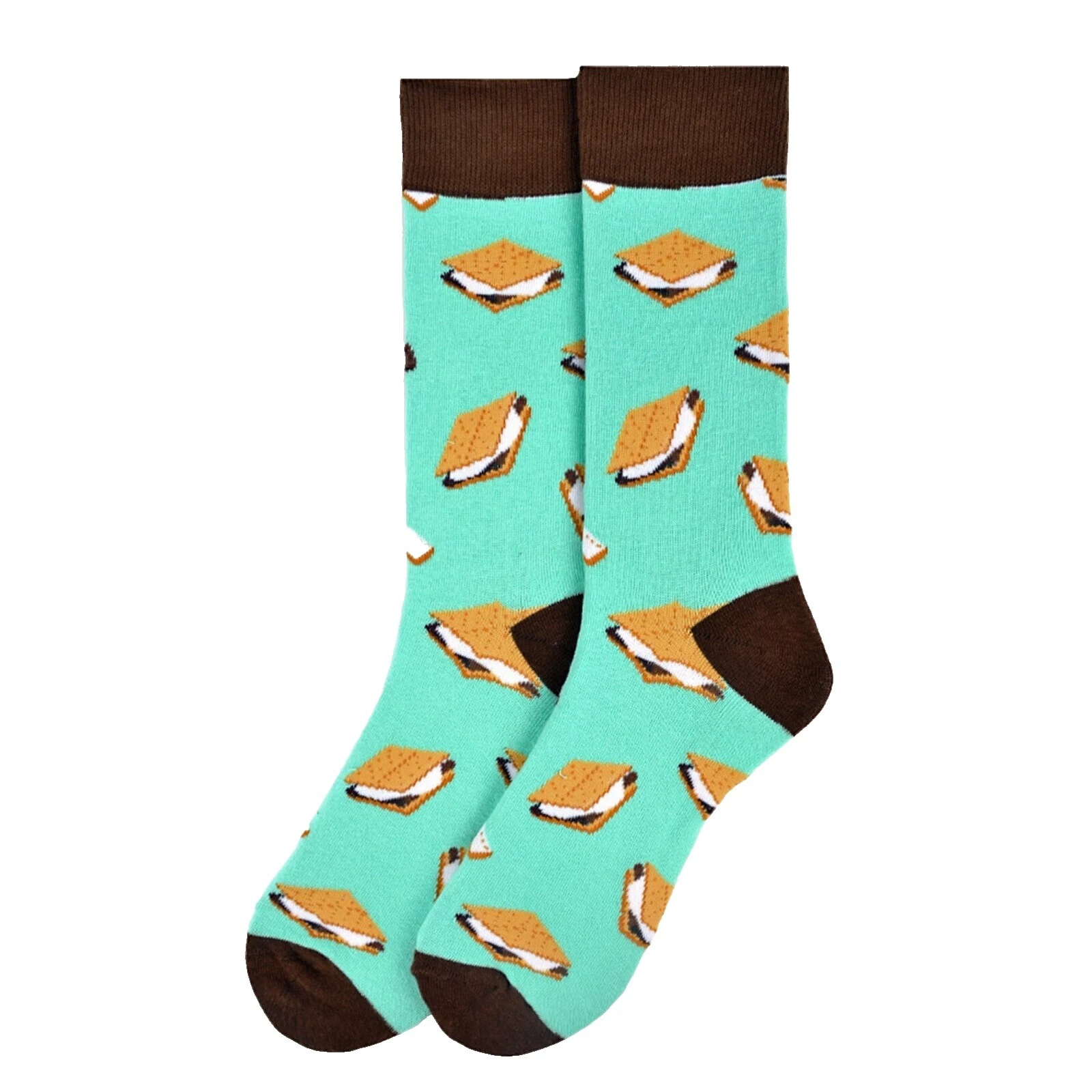 Calcetines novedosos de poliéster para hombre