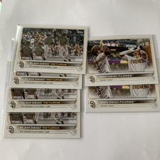 2022 Topps Series 1 SLAM DIEGO Returns-  Tatis Padres Team Card  #125 (lot Of 4)