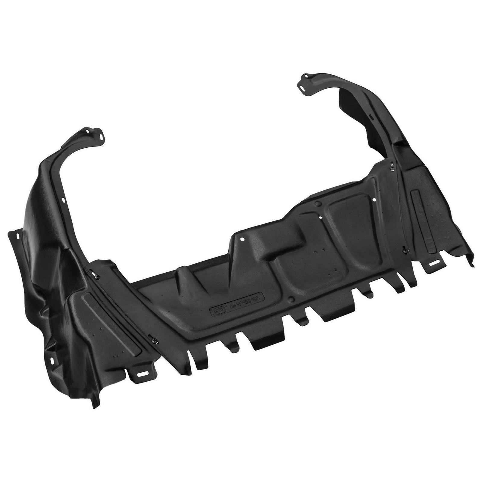 Couverture moteur sous support HDPE pour SEAT Toledo II 1998-2004 noire