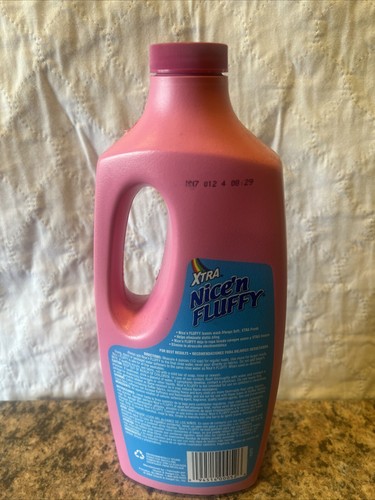 VINTAGE Xtra Nice N Fluffy Floral Garden Fabric Softener 32 oz Discontinued New - Picture 2 of 3
