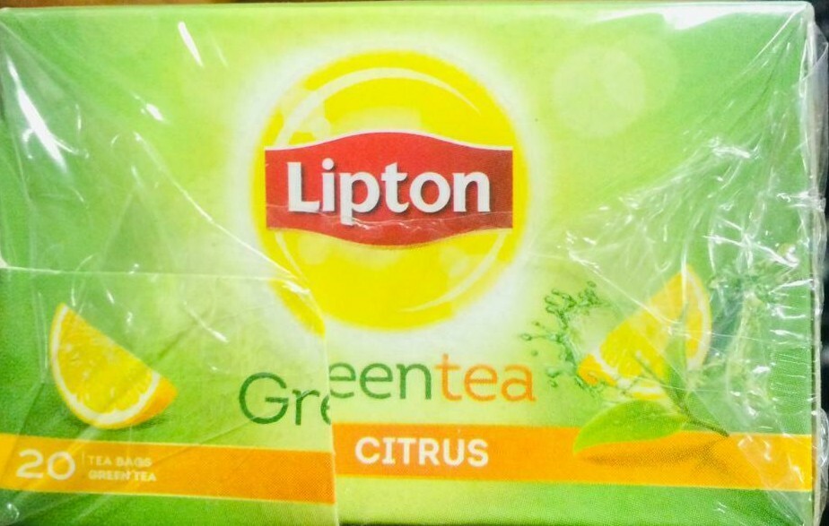 LIPTON Green Tea Organic Natural 100% Made in Sri Lanka 20 Tea Bag New   