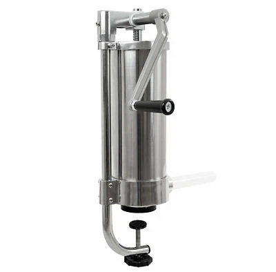 Zelsius Wurstfüllmaschine, 3 L, Edelstahl Wurstfüller Tischbefestigung