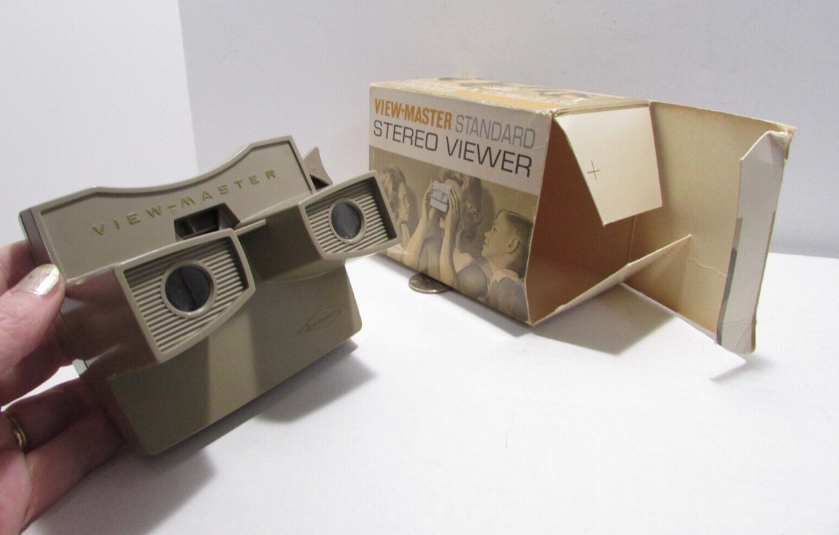 希少！VlEW MASTER STANDARD STEREO VIWER Vintage View-Master Standard No.2014 Stereo Viewer and Box
