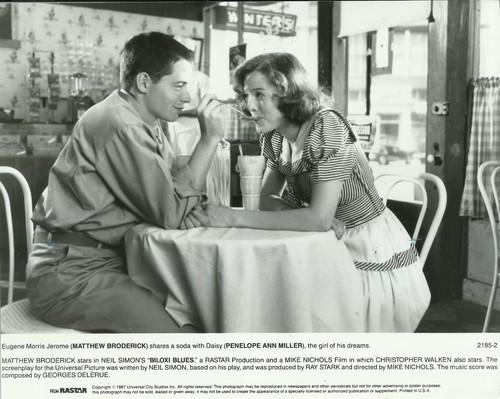Biloxi Blues Matthew Broderick Penelope Ann Miller Original 1987 Press Photo - 第 1/2 張圖片