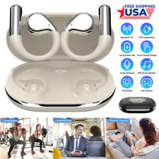 Over The Ear Earbuds Earhook True Wireless Open Earphones Bluetooth 5.4 A 