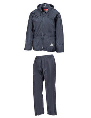 Result Waterproof Jacket & Trouser Set RT95A Regenanzug Regenhose Regenjacke