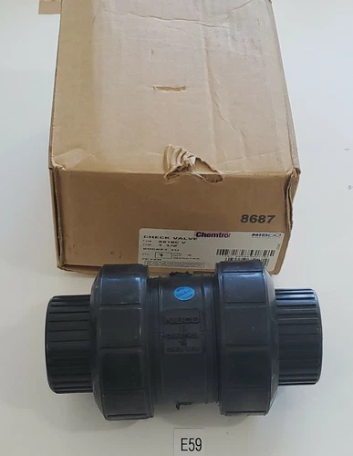 *NEW IN BOX* Nibco MC801AC Chemtrol 1-1/2" Check Valve S61BC V + Warranty! 