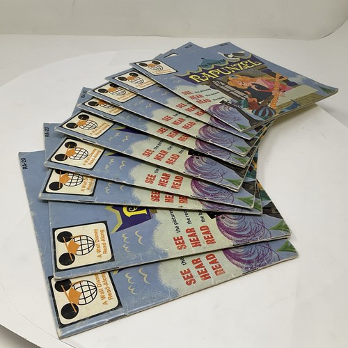 ONE! 1970 VINTAGE THE STORY OF RAPUNZEL 346 DISNEY READ ALONG BOOK only RA-20 - Picture 4 of 8